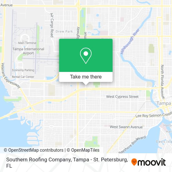 Southern Roofing Company map
