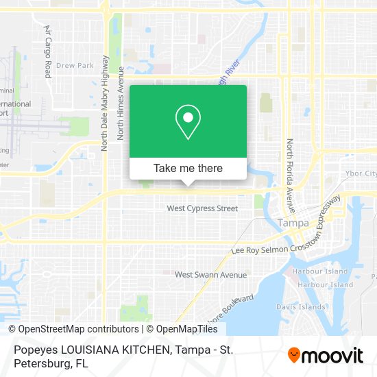 Popeyes LOUISIANA KITCHEN map