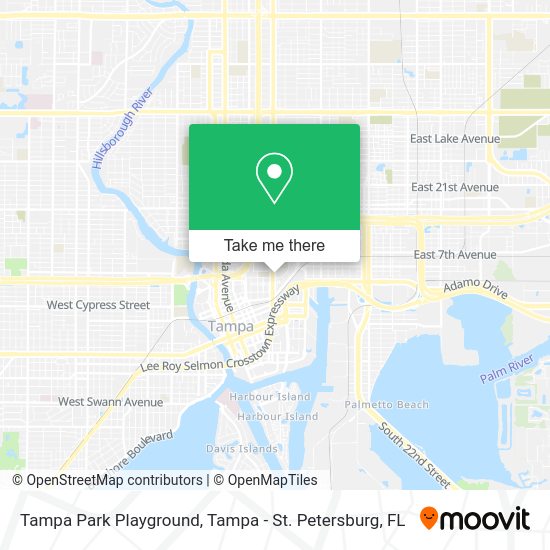 Tampa Park Playground map