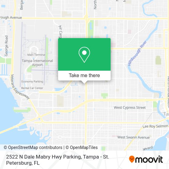 2522 N Dale Mabry Hwy Parking map