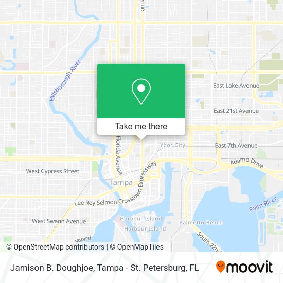 Jamison B. Doughjoe map