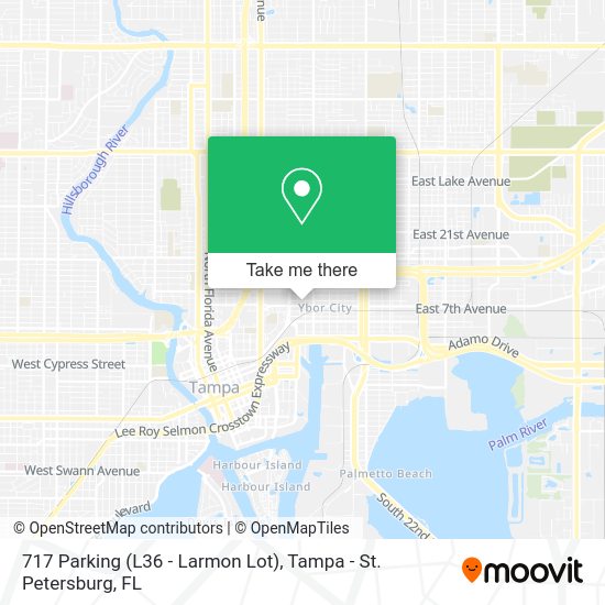 717 Parking (L36 - Larmon Lot) map