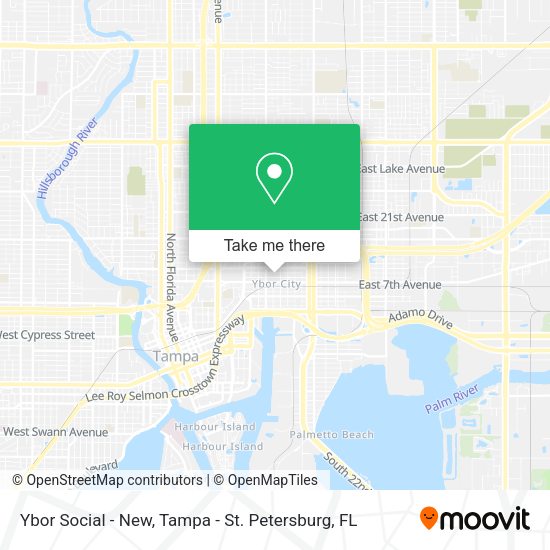 Ybor Social - New map