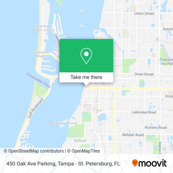 450 Oak Ave Parking map