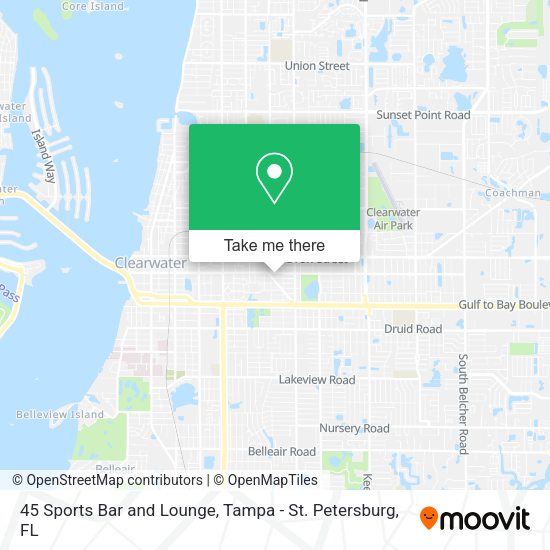 Mapa de 45 Sports Bar and Lounge