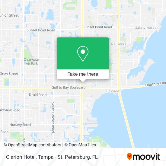 Clarion Hotel map