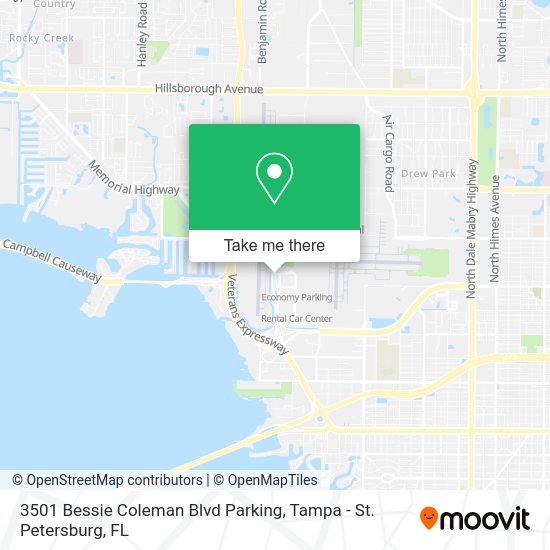 3501 Bessie Coleman Blvd Parking map