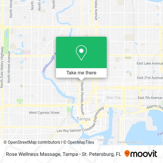 Mapa de Rose Wellness Massage