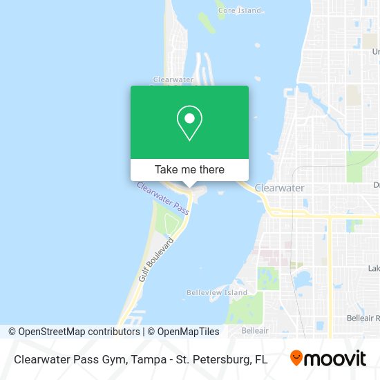 Clearwater Pass Gym map