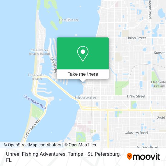 Mapa de Unreel Fishing Adventures