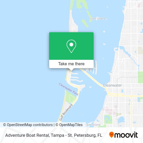 Mapa de Adventure Boat Rental