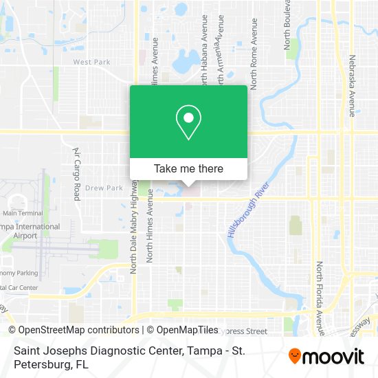 Mapa de Saint Josephs Diagnostic Center