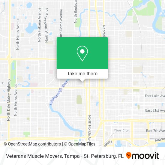 Veterans Muscle Movers map