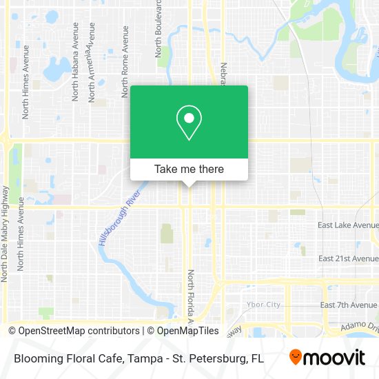 Blooming Floral Cafe map