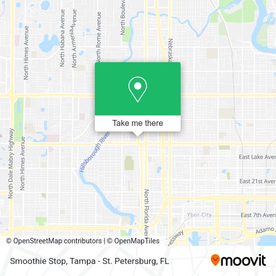 Mapa de Smoothie Stop