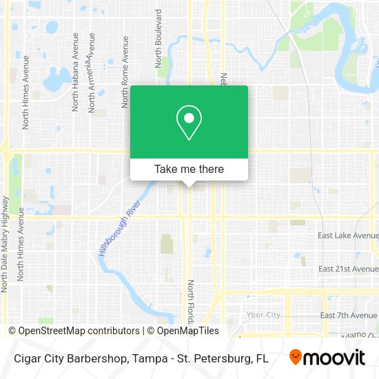 Mapa de Cigar City Barbershop