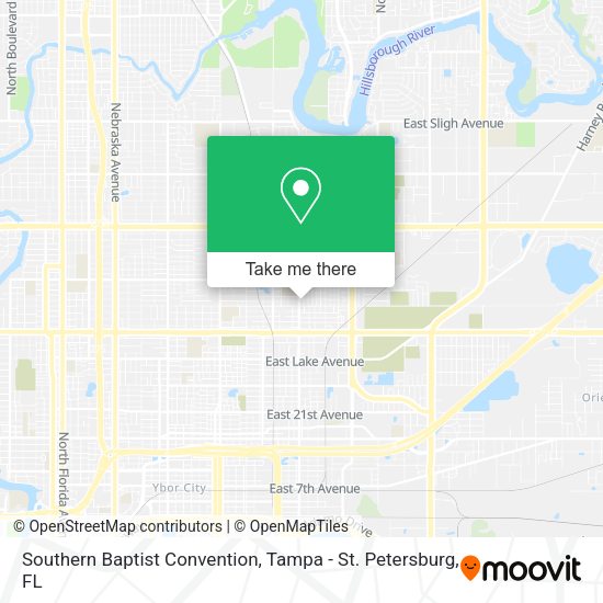 Mapa de Southern Baptist Convention