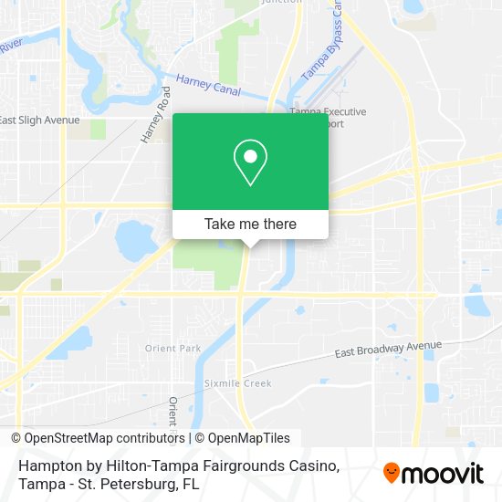 Mapa de Hampton by Hilton-Tampa Fairgrounds Casino
