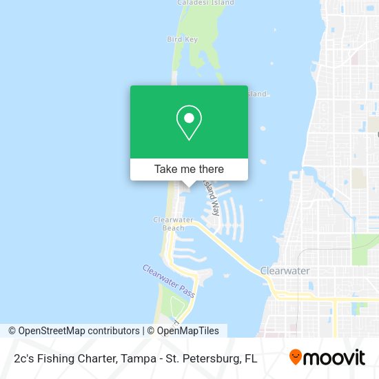 2c's Fishing Charter map