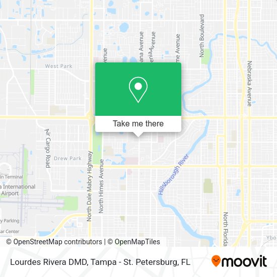 Lourdes Rivera DMD map
