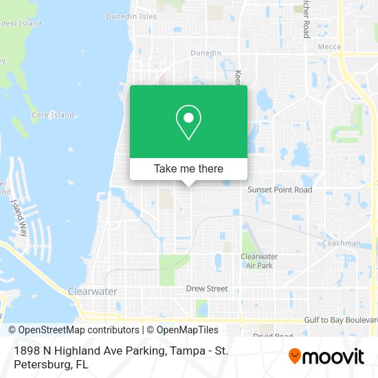 1898 N Highland Ave Parking map