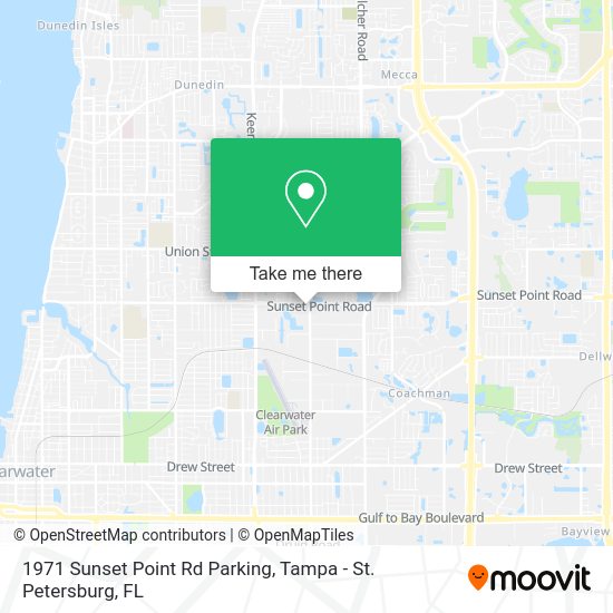 1971 Sunset Point Rd Parking map
