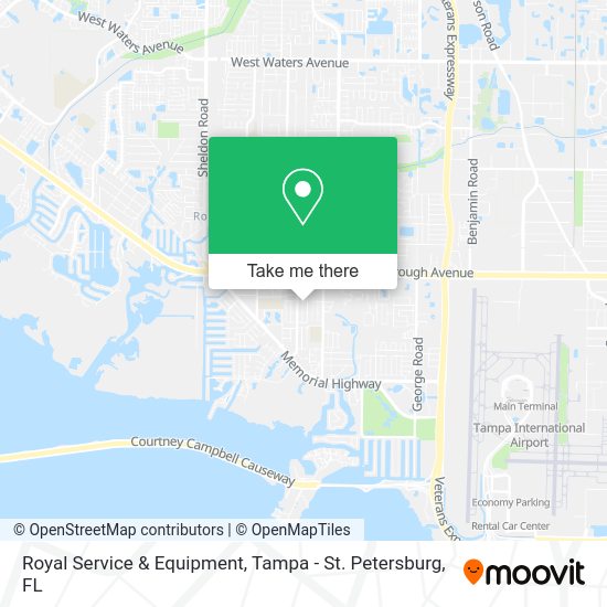 Royal Service & Equipment map