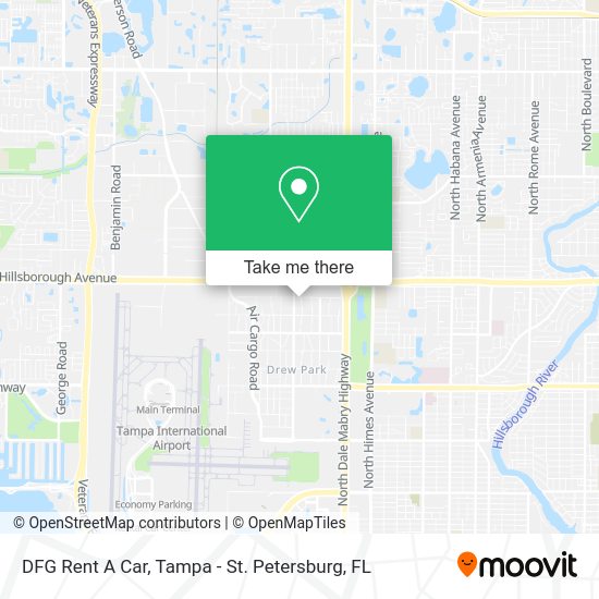 DFG Rent A Car map