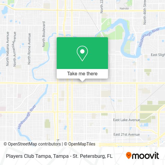 Players Club Tampa map