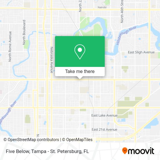 Mapa de Five Below