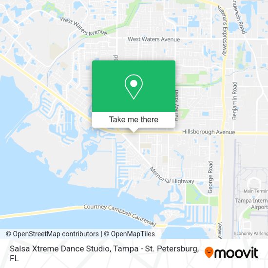 Mapa de Salsa Xtreme Dance Studio