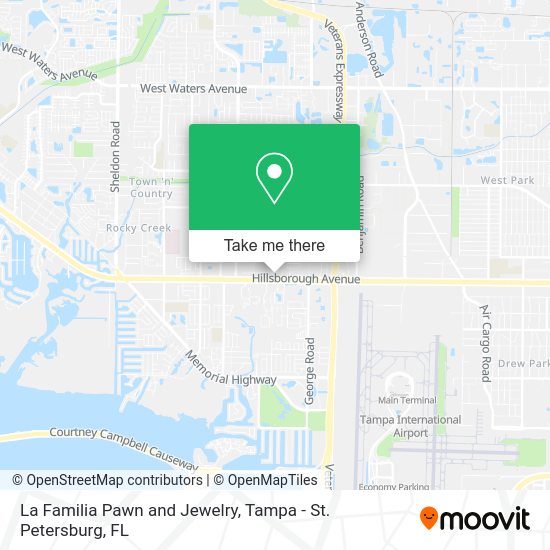 Mapa de La Familia Pawn and Jewelry