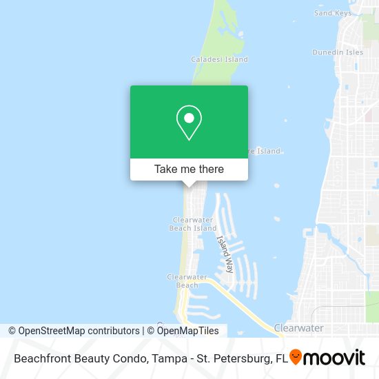 Beachfront Beauty Condo map