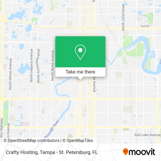 Crafty Hosting map