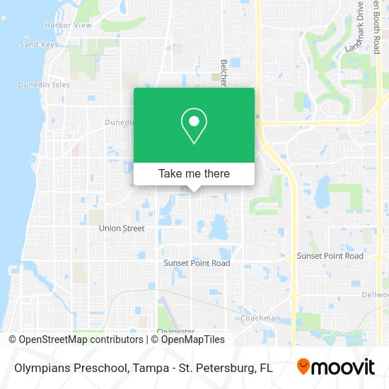 Mapa de Olympians Preschool