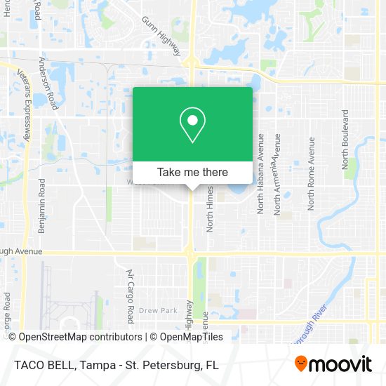 Mapa de TACO BELL