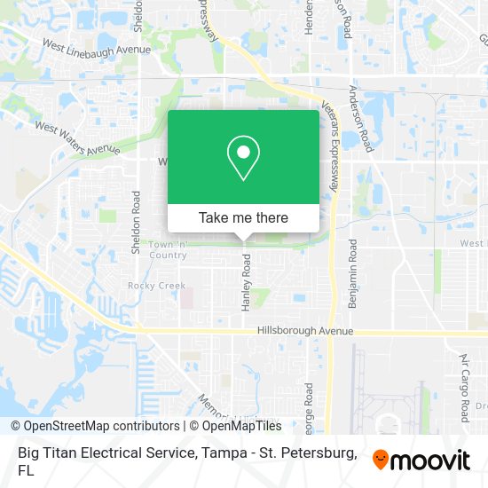 Big Titan Electrical Service map