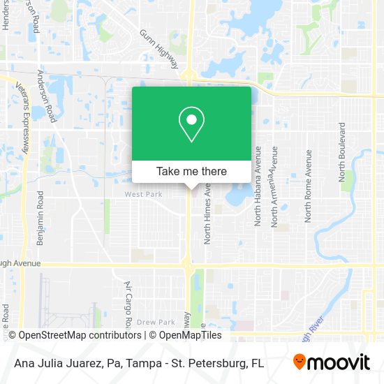 Ana Julia Juarez, Pa map