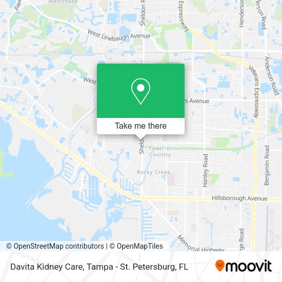 Mapa de Davita Kidney Care