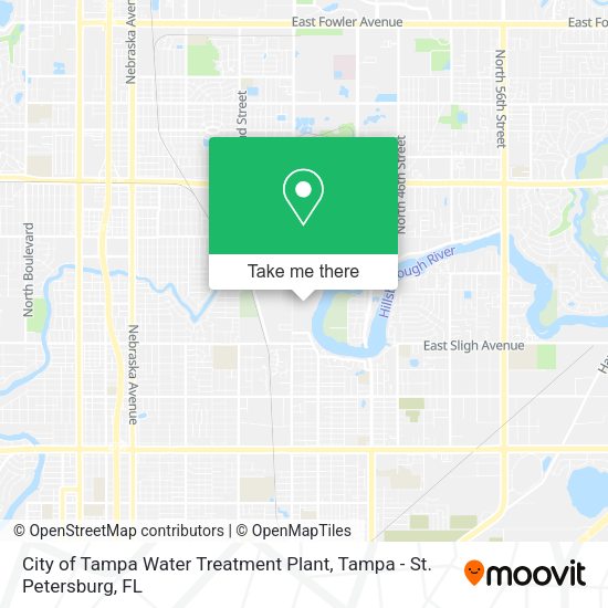 Mapa de City of Tampa Water Treatment Plant