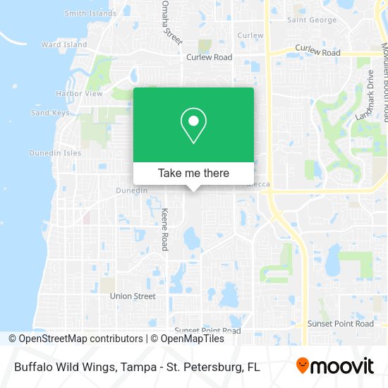 Buffalo Wild Wings map