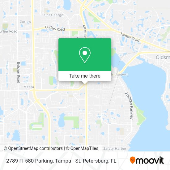 Mapa de 2789 Fl-580 Parking