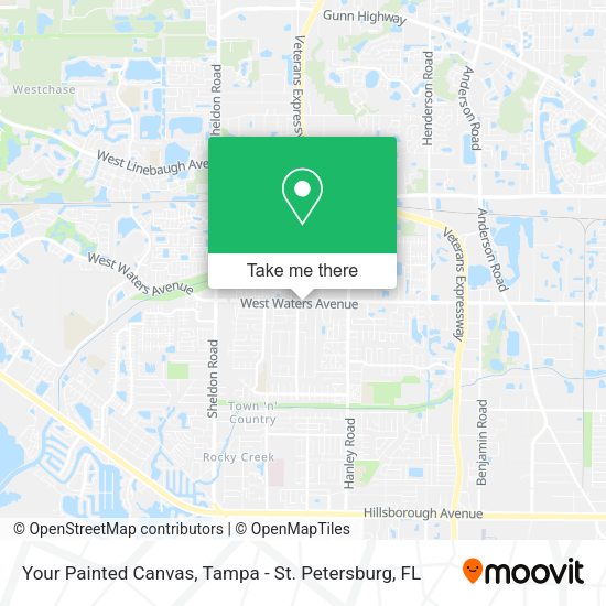 Your Painted Canvas map