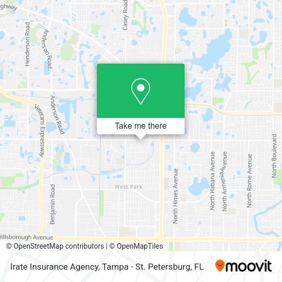Irate Insurance Agency map