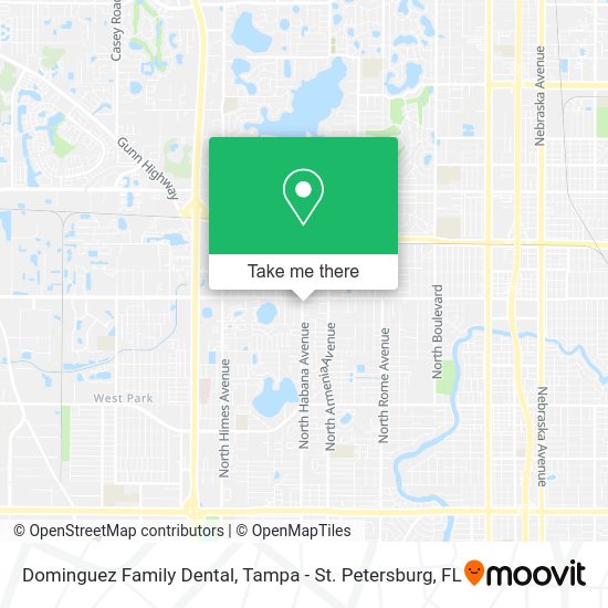 Dominguez Family Dental map
