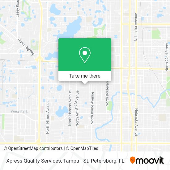 Mapa de Xpress Quality Services