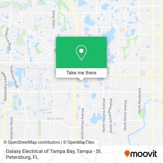 Mapa de Galaxy Electrical of Tampa Bay