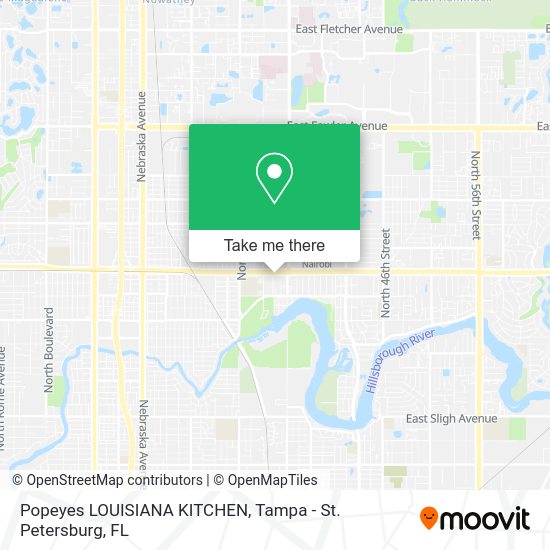 Popeyes LOUISIANA KITCHEN map