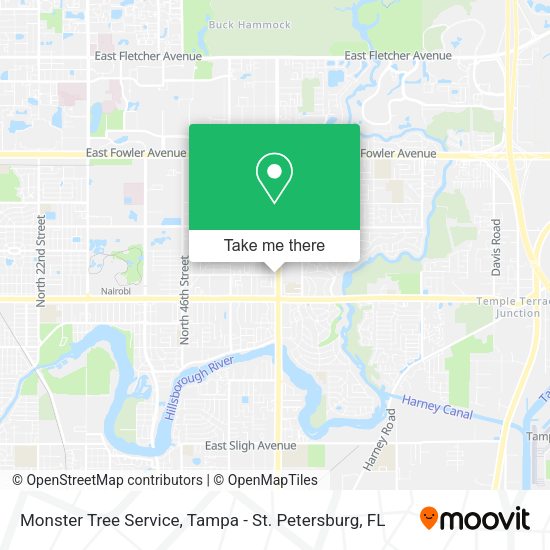 Mapa de Monster Tree Service