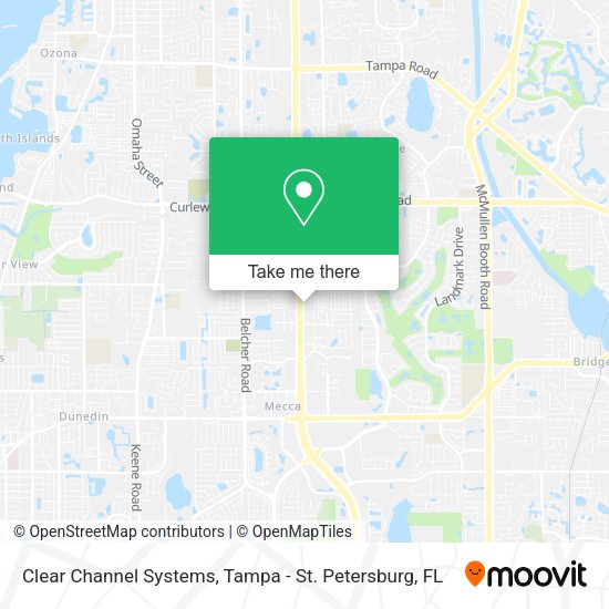 Mapa de Clear Channel Systems